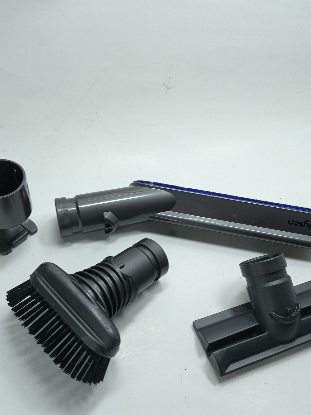 Dyson Vacuum Attachment Brushes and Tool Set in Dark Gray and Black